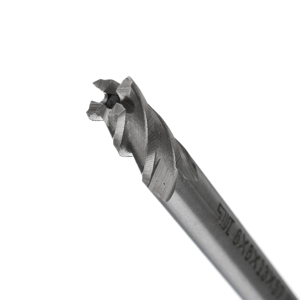 10pcs 1.5-6mm HSS 4 Flute End Mill Cutter 6mm Straight Shank CNC Drill Bit Set