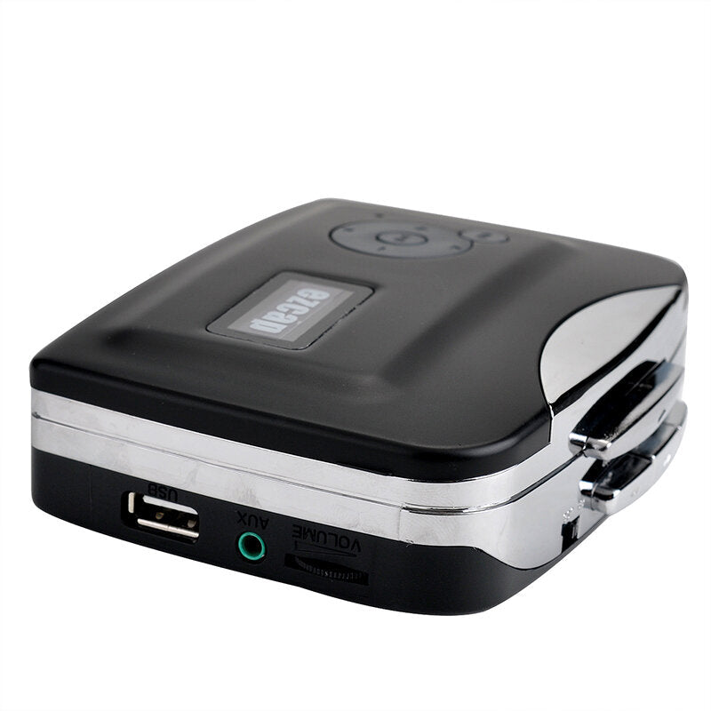 High-fidelity Stereo Cassette Tape Player USB Converter to MP3 Recording Music Into Flash Drive Adapter