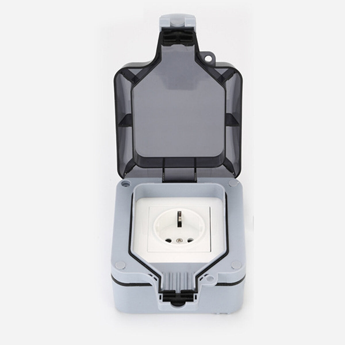 Outdoor Wall Single Double Socket Waterproof Box Dustproof Plug Socket Box 250V