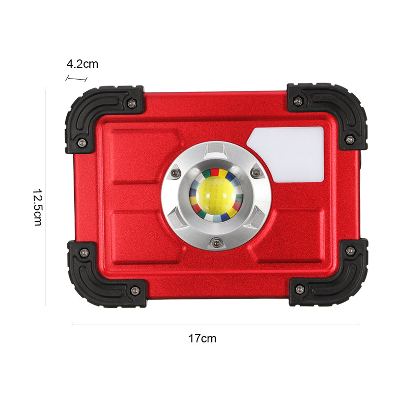 30W COB 4 Mode LED Portable USB Rechargeable Flood Light Spot Hiking Camping Outdoor Work Lamp