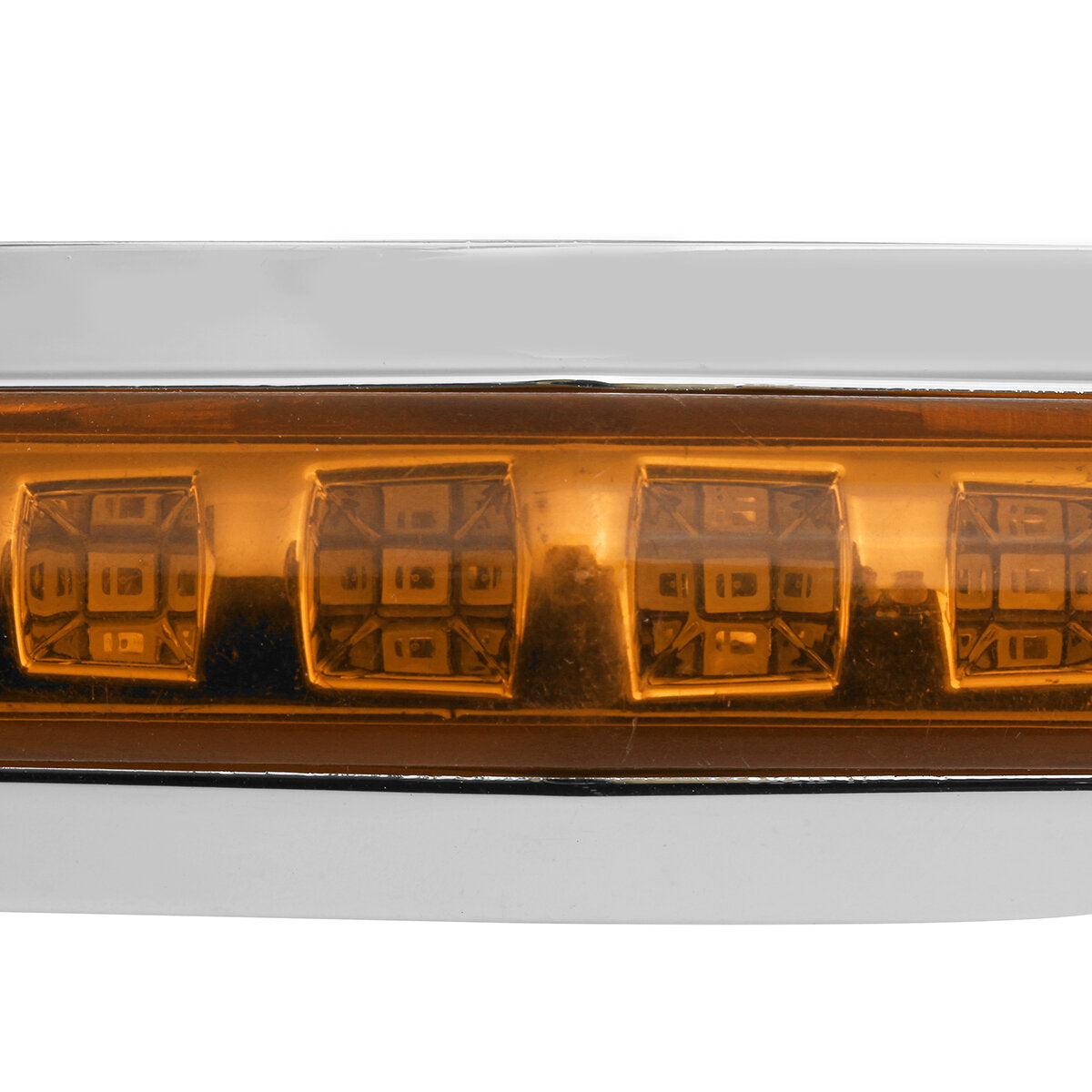 10PCS 12V 24V 6 LED Side Marker Lights Lamp Amber for Truck Trailer Caravan Lorry Van