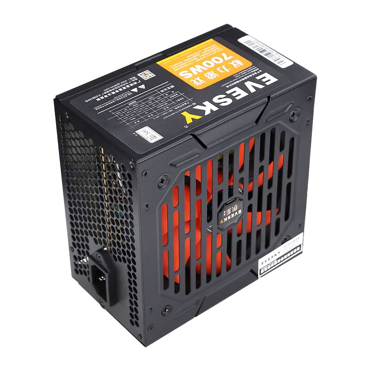 Computer Power Supply Rated 500W Desktop Host 12cm Fan Dual 6Pin Energy Saving Silent PC Power Supply Non-Modular