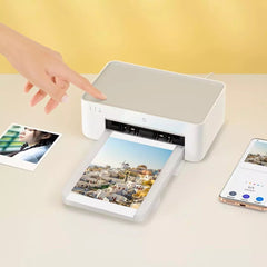 Photo Printer High Resolution Automatic Laminating Printer Wireless Instant Printing Lightweight Portable Printer With 3 inch Adhesive Photo Paper