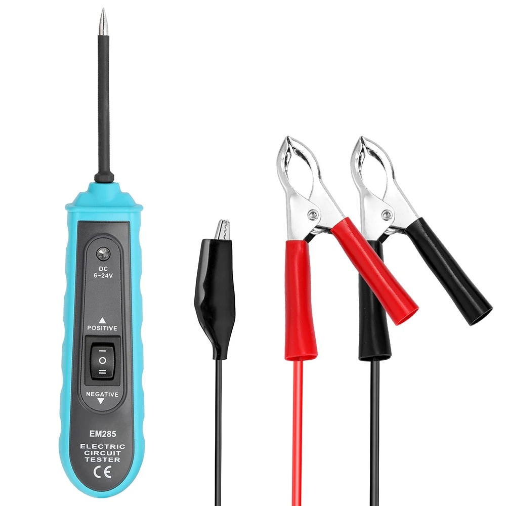 DC 6-24V EM285 Power Probe Car Electric Circuit Tester Automotive Detection Tool