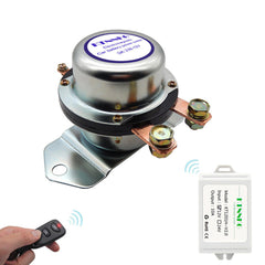 Upgraded 180A Car Battery Switch Wireless Remote Control Disconnect Latching Relay Electromagnetic Solenoid Valve Terminal Master