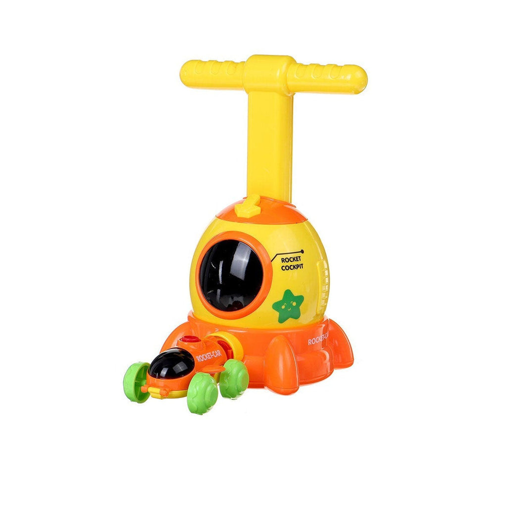 ABS Plastic Inertial Power Balloon Car 6 Intellectual Development Learning Education Toy for Kids Gift