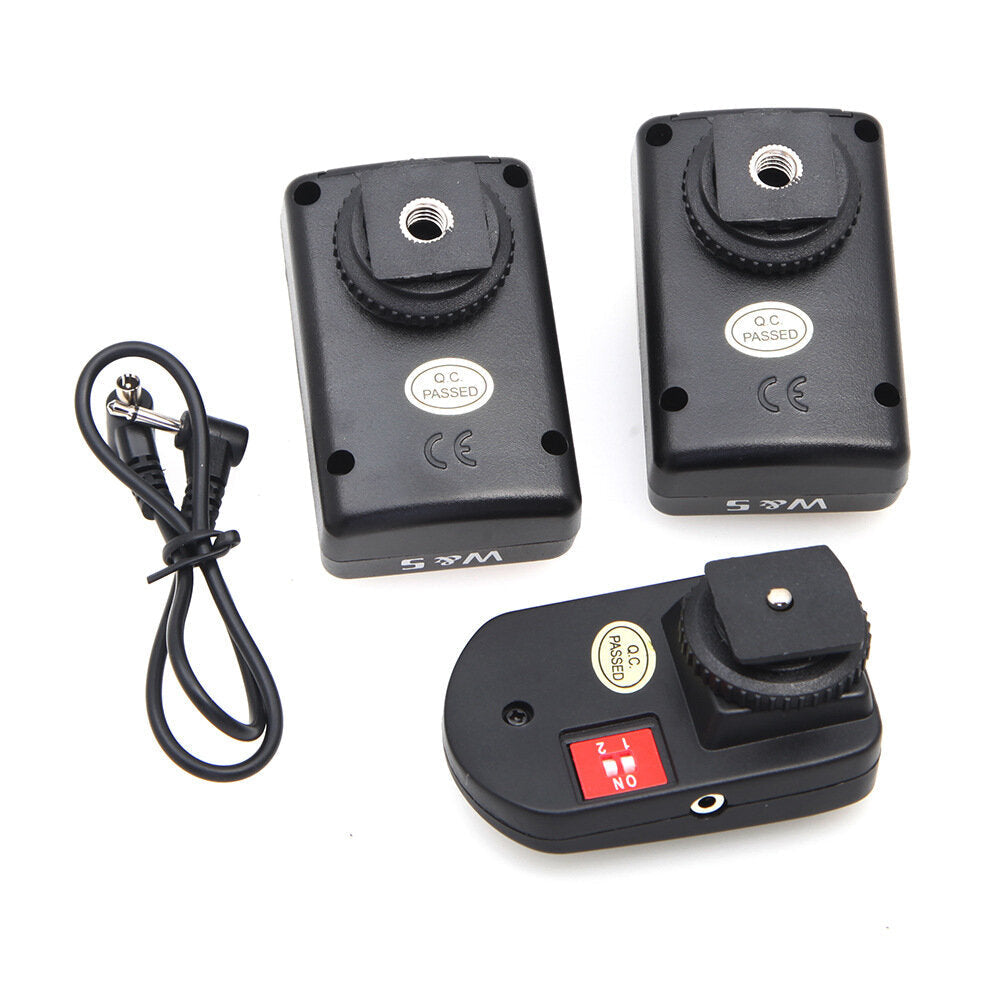 Wireless Flash Trigger Sync Speed with Receiver Transmitter for Canon for Nikon for Pentax DSLR Camera 4 Channels