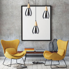 Modern Glass Pendant Light Ceiling Lamp Home Chandelier Fixture Decoration