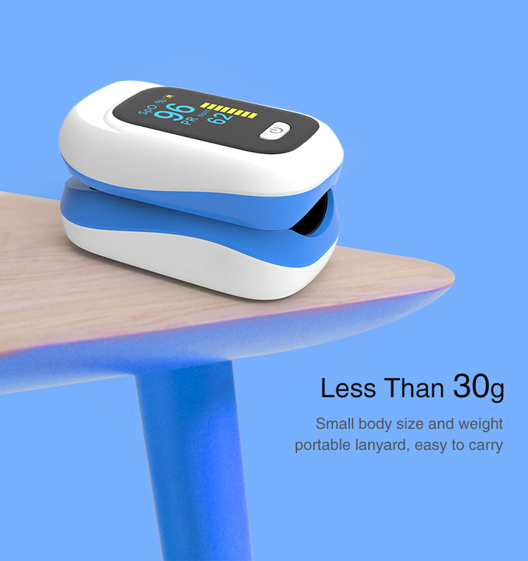 Mini OLED Finger-Clamp Pulse Oximeter Home Heathy Blood Oxygen Saturation Monitor