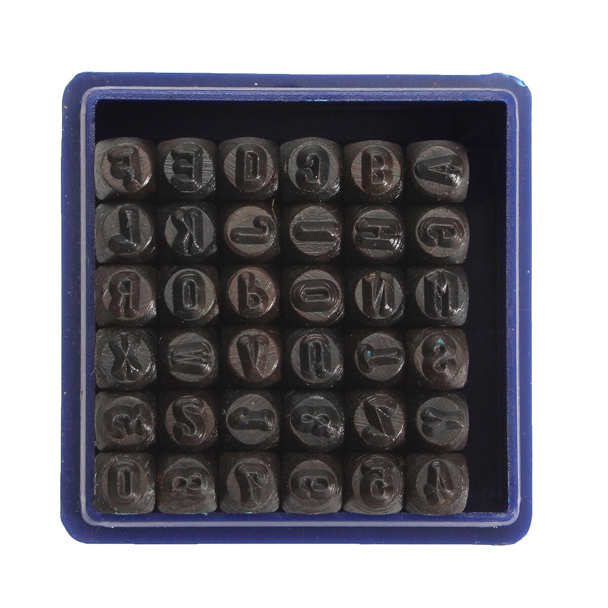 36pcs 3mm Steel Alphabet Stamping Pressing Kit Letter and Number Stamp Punch Set