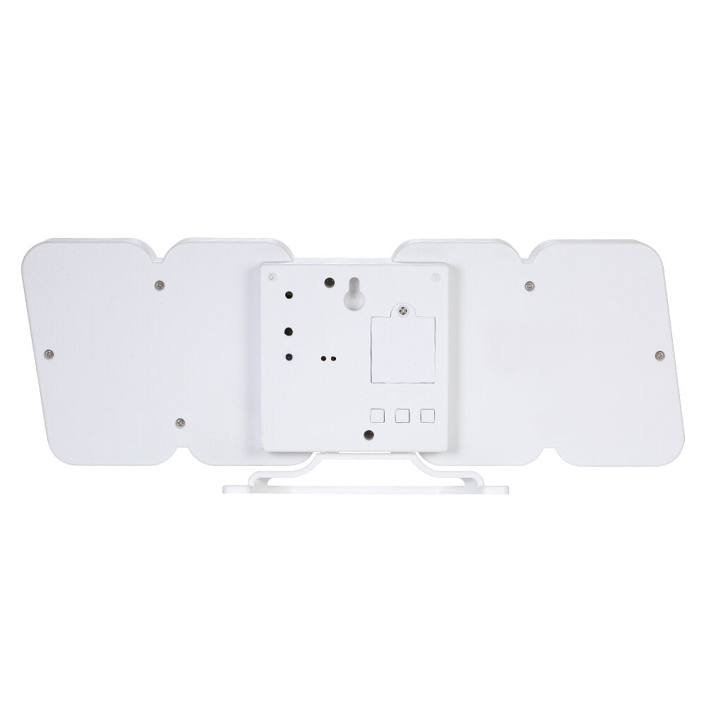 3D LED Digital Wall Clock Wireless Remote Digital RGB LED Alarm Clock USB Sound Control Snooze Functions Wall Desktop Clock