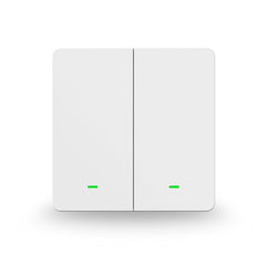 Smart Light Switch WIFI Wall Switch EU TYPE Voice Control 2 Gang 10A 230V 2.4Ghz WIFI Remote Control Smart Switch Works With Alexa And Google Home
