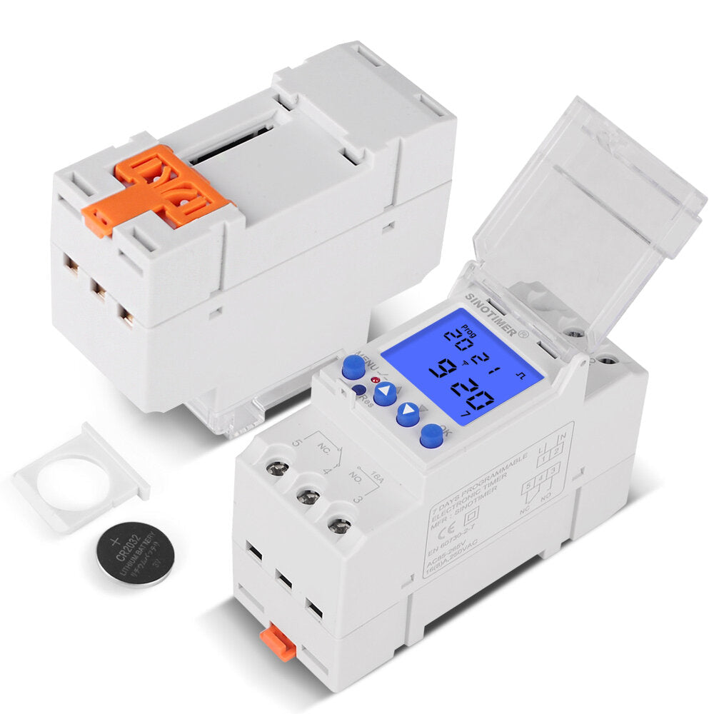 LCD Display Smart Power Time Controller Switch Timer Year Month DayTime Switch