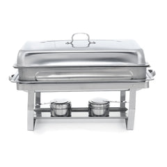 Folding Buffet Stove Stainless Steel Chafing Dish Food Warmer for Kitchen