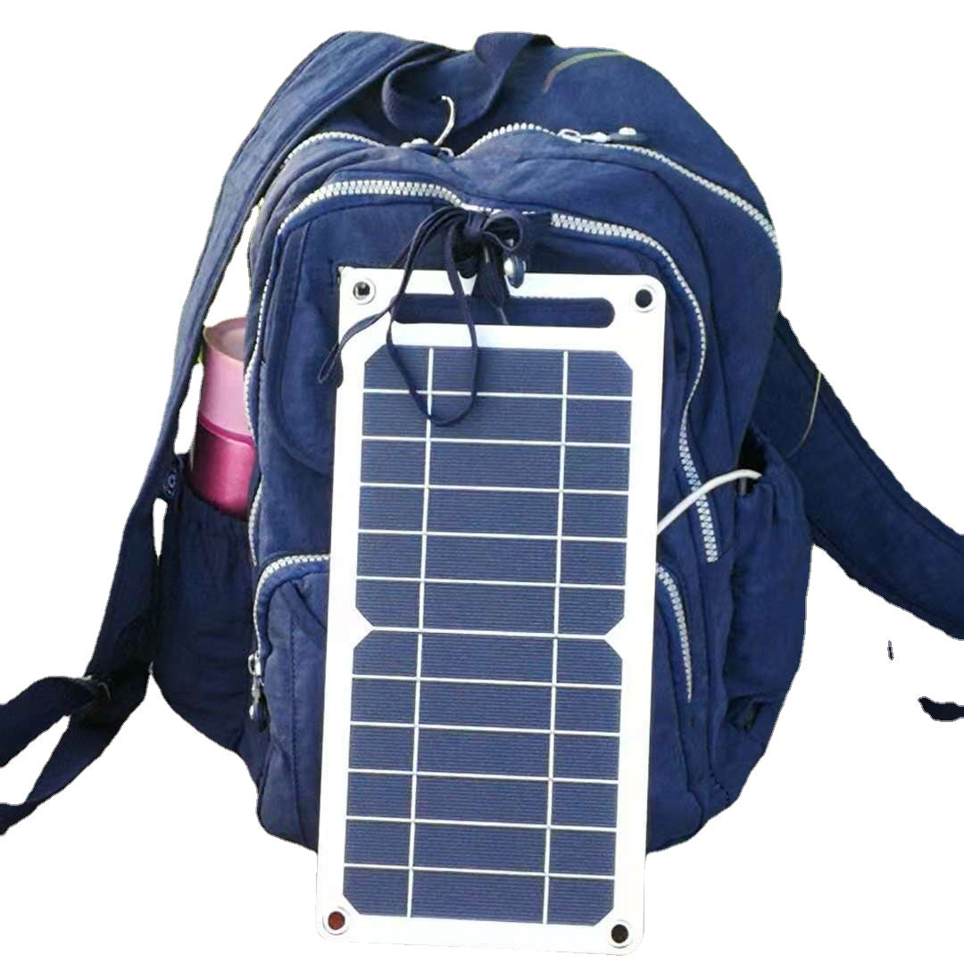 30W Solar Panel 5V Polysilicon Flexible Portable Outdoor Waterproof Solar Cell Car Ship Camping Hiking Travel Cell Phone Charger