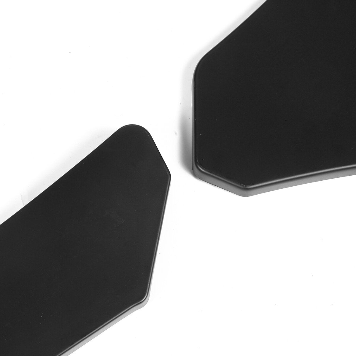 4pcs Matte Black Front Lip Chin Bumper Body Kits New For Car Universal