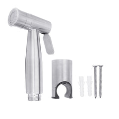 Toilet Handheld Bidet Sprayer Two Function Shower Faucet Stainless Steel