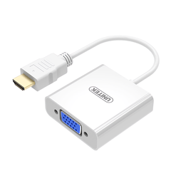 HDMI-compatible to VGA Audio Converter 1920* 1080P Gold-plated Connector with DC 3.5mm audio port