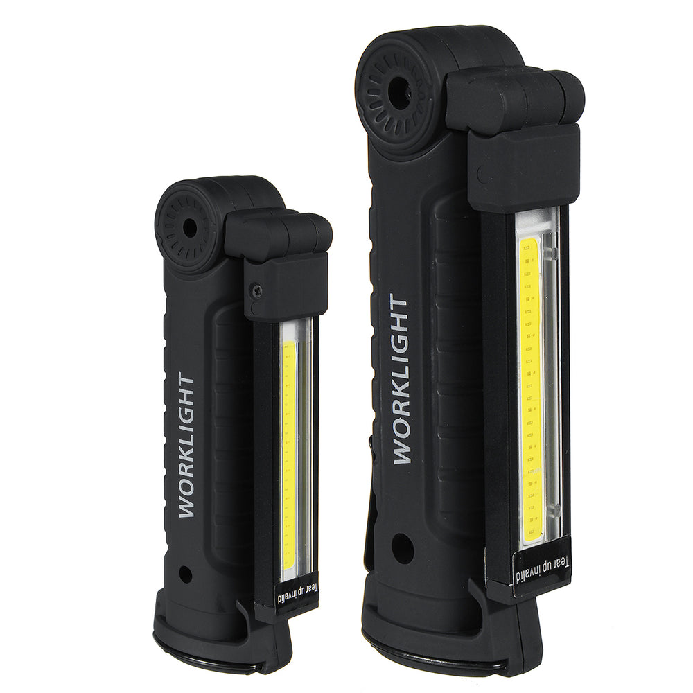 360° Rotatable COB+LED Work Light USB Torch Flashlight Outdoor Camping Emergency Lantern