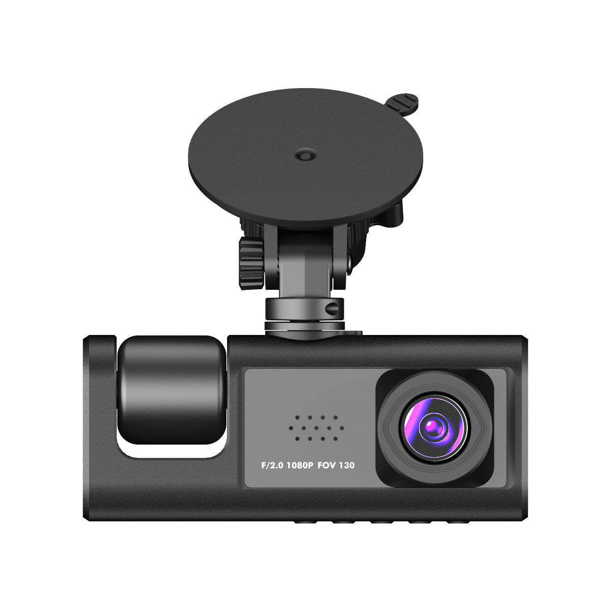 2 Inch Dash Cam 3-way HD 1080P Three-lens Parking Monitor with Night Vision Car DVR