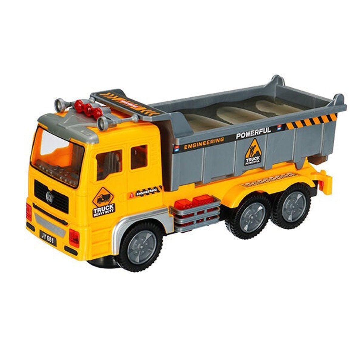 Large Simulation Electric Car Universal Engineering Vehicle Toy 4D Light Music Children's