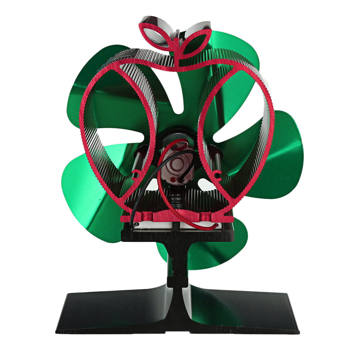 5 Blade Fireplace Fan Christmas Heat Powered Stove Fan Wood Burner Quiet Efficient Heat Distribution Fan Home Winter