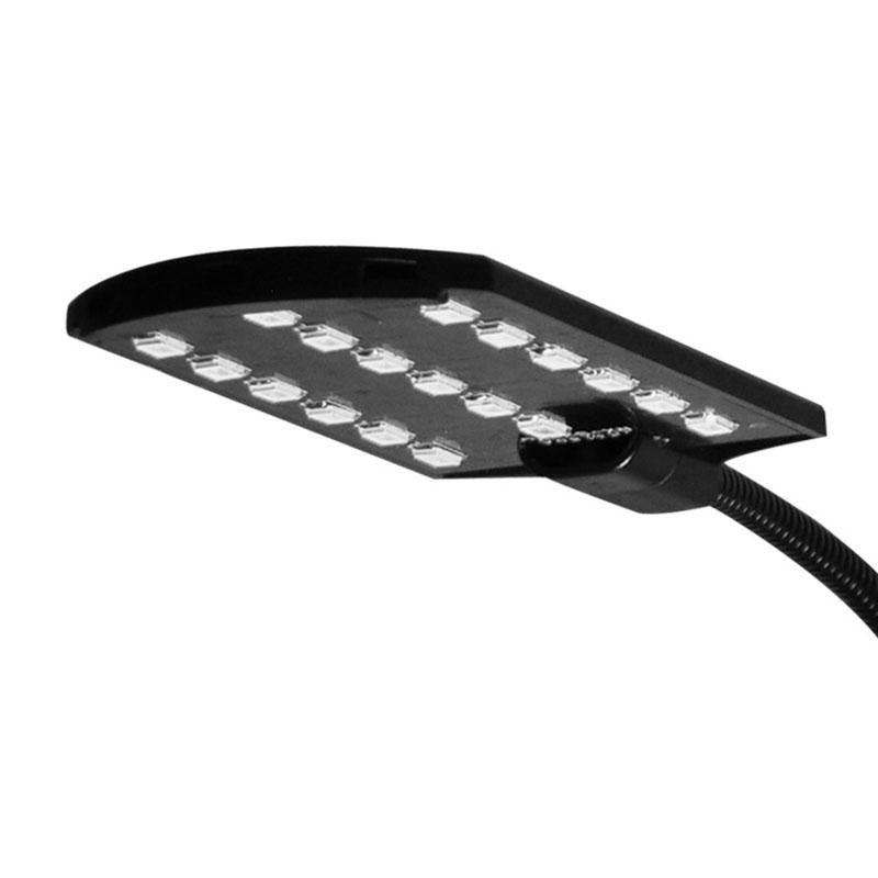 10W Ultra-thin Aquarium Light Compact Fish Tank Light 2 Heads Aquatic Plant Lights EU Plug