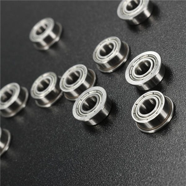 10pcs 5x10x4mm Flanged Ball Bearings Double Shielded Ball Bearing