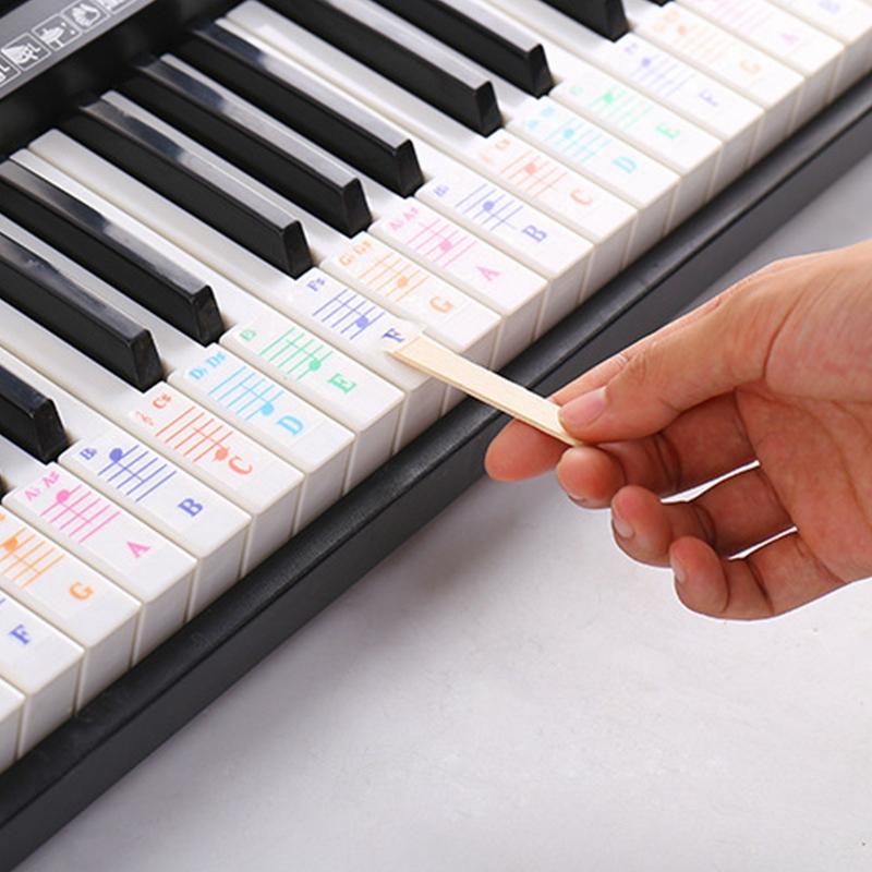 Piano Keyboard Note Sticker for 61/88 key Electronic Keyboard