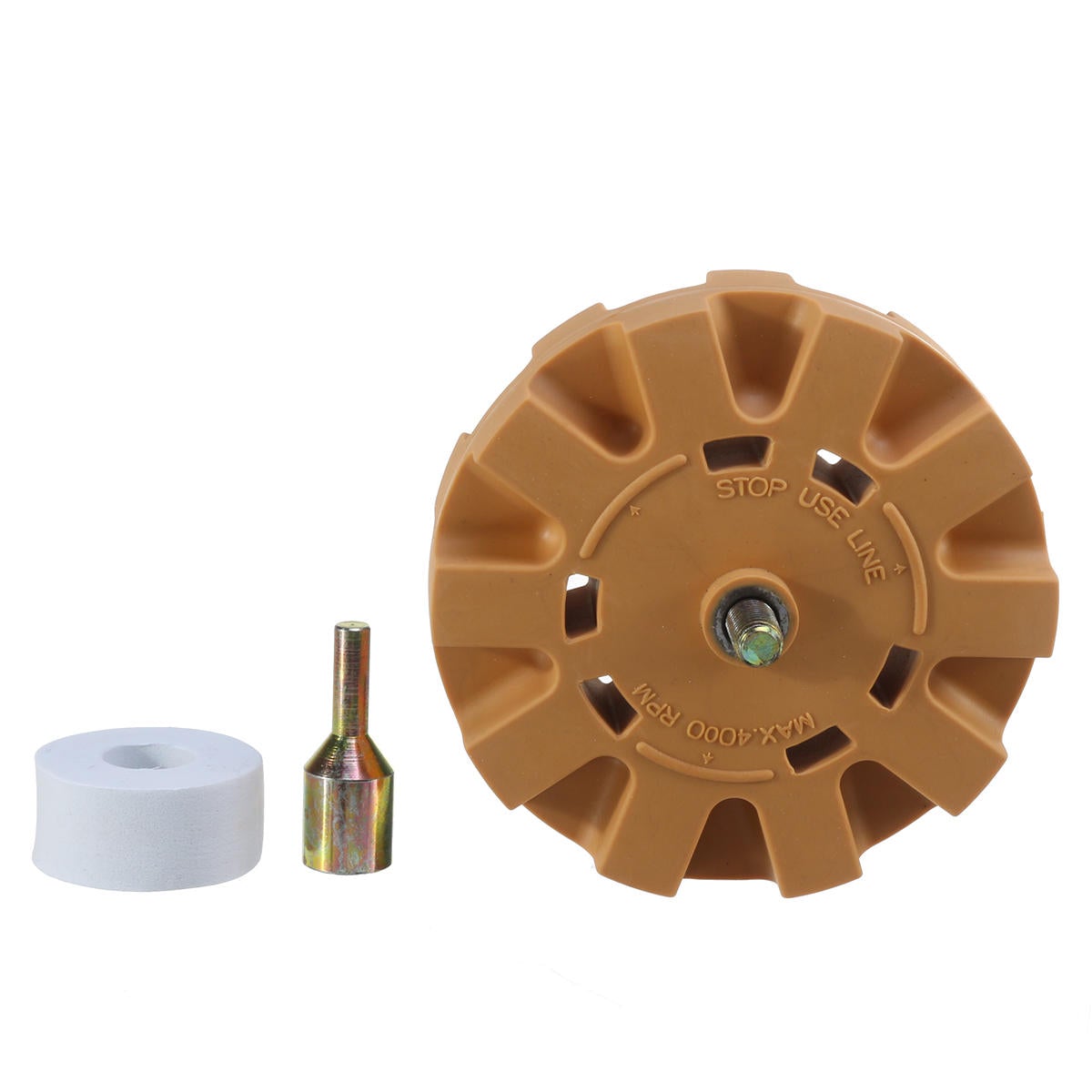 Pneumatic Removal Discs Remover Pinstripe Rubber Wheels Eraser Pad for Grinder