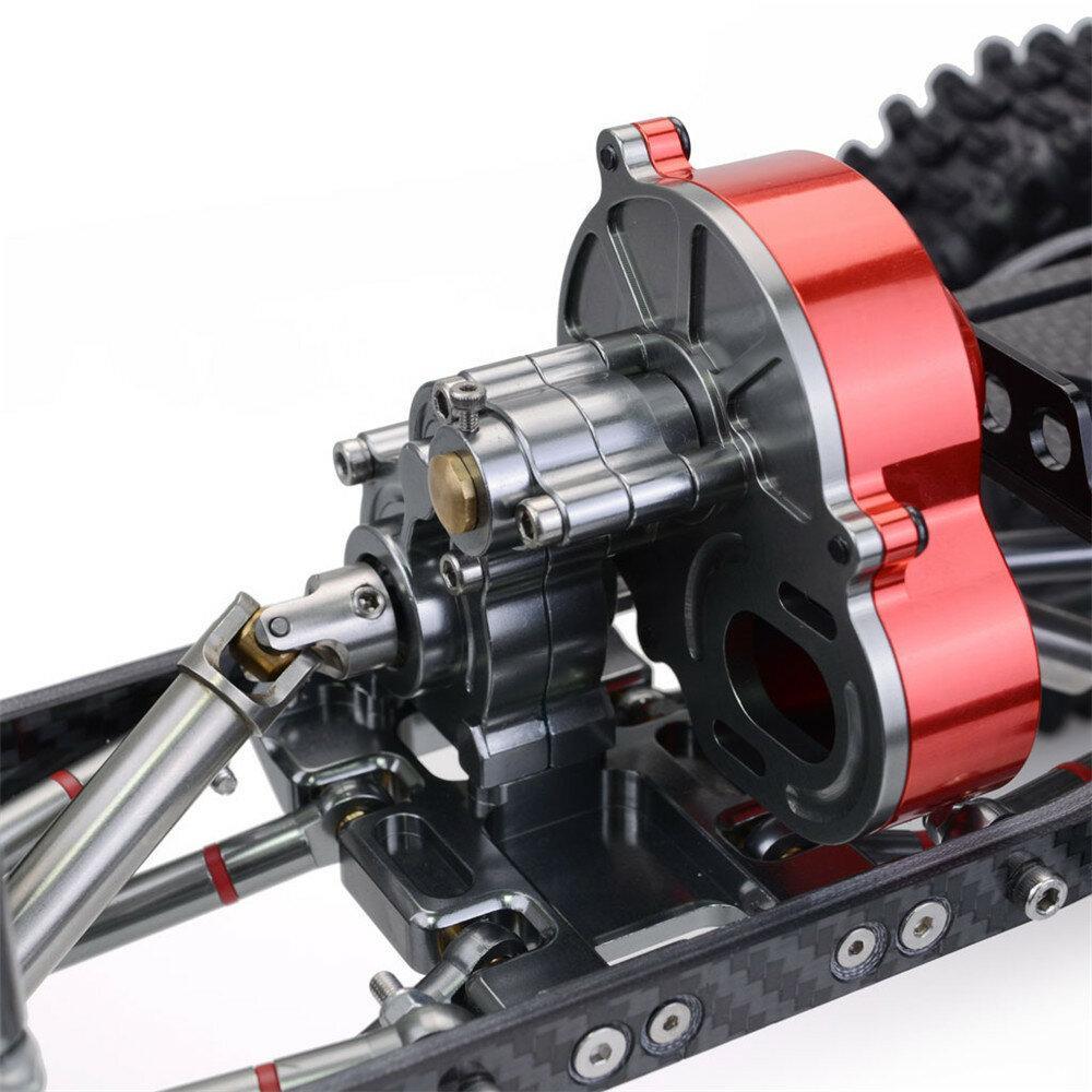 4WD CNC All Metal Carbon Fiber RC Car Frame+540 Motor+60A Waterproof ESC+M1500 Servo Straight Bridge Version
