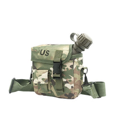 2L Outdoor Kettle Use Camping Hiking Hunting Climbing Tableware Army Camouflage Drinking Bottle Military Tactical Water Bottles