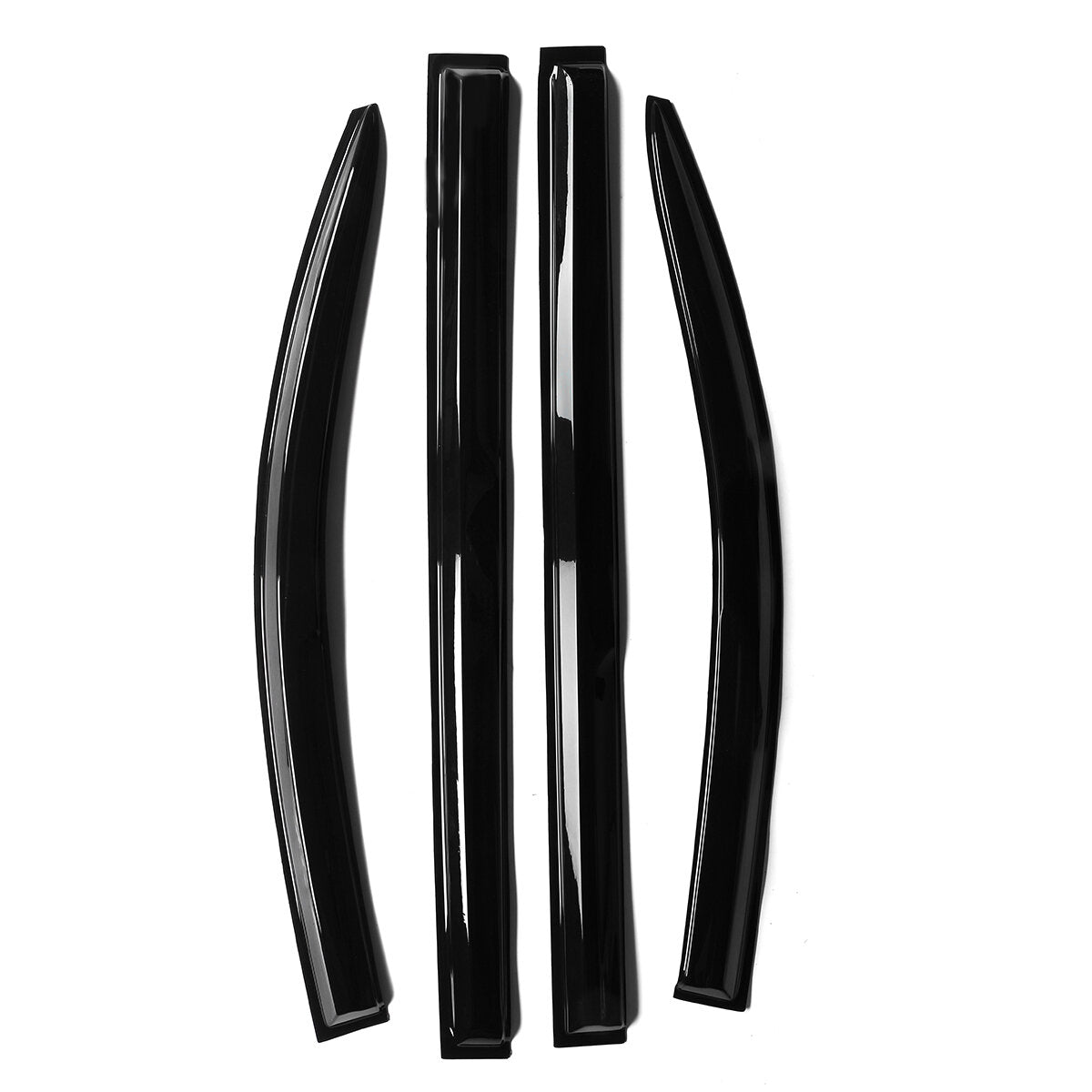 4Pcs Plastic Exterior Visor Vent For TOYOTA Sienna 2011-2018 JDM Style Shades Window Sun Rain Guard Deflector