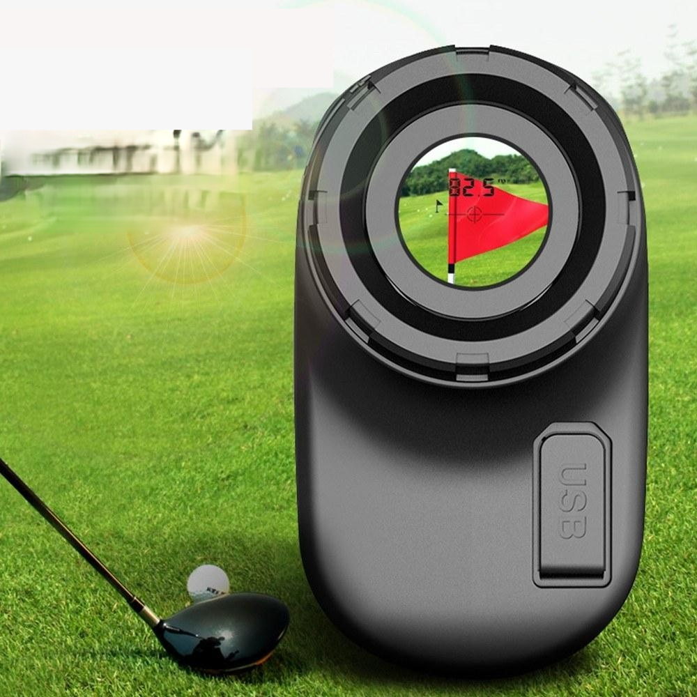 Outdoor Pulse Laser Range Finder Distance Meter 6X Handheld Monocular Telescope for Golf Hunting Engineering Survey