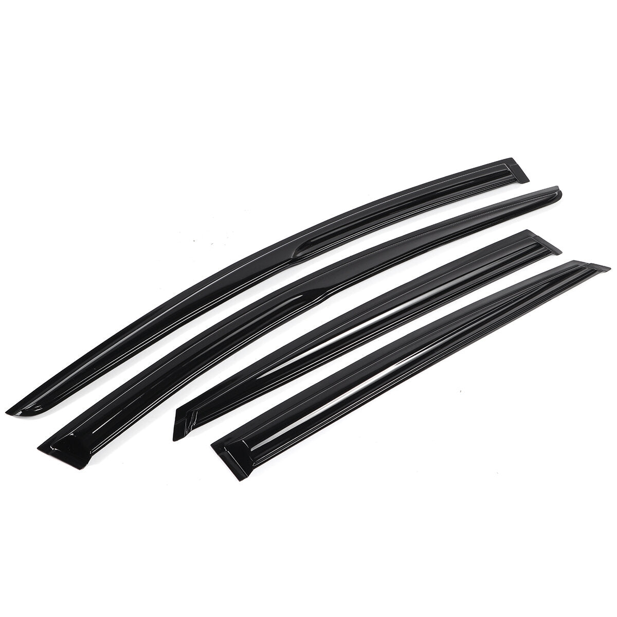 4Pcs Plastic Exterior Visor Vent Shades For FORD FOUCUS 2009-2018 Window Sun Rain Guard Deflector