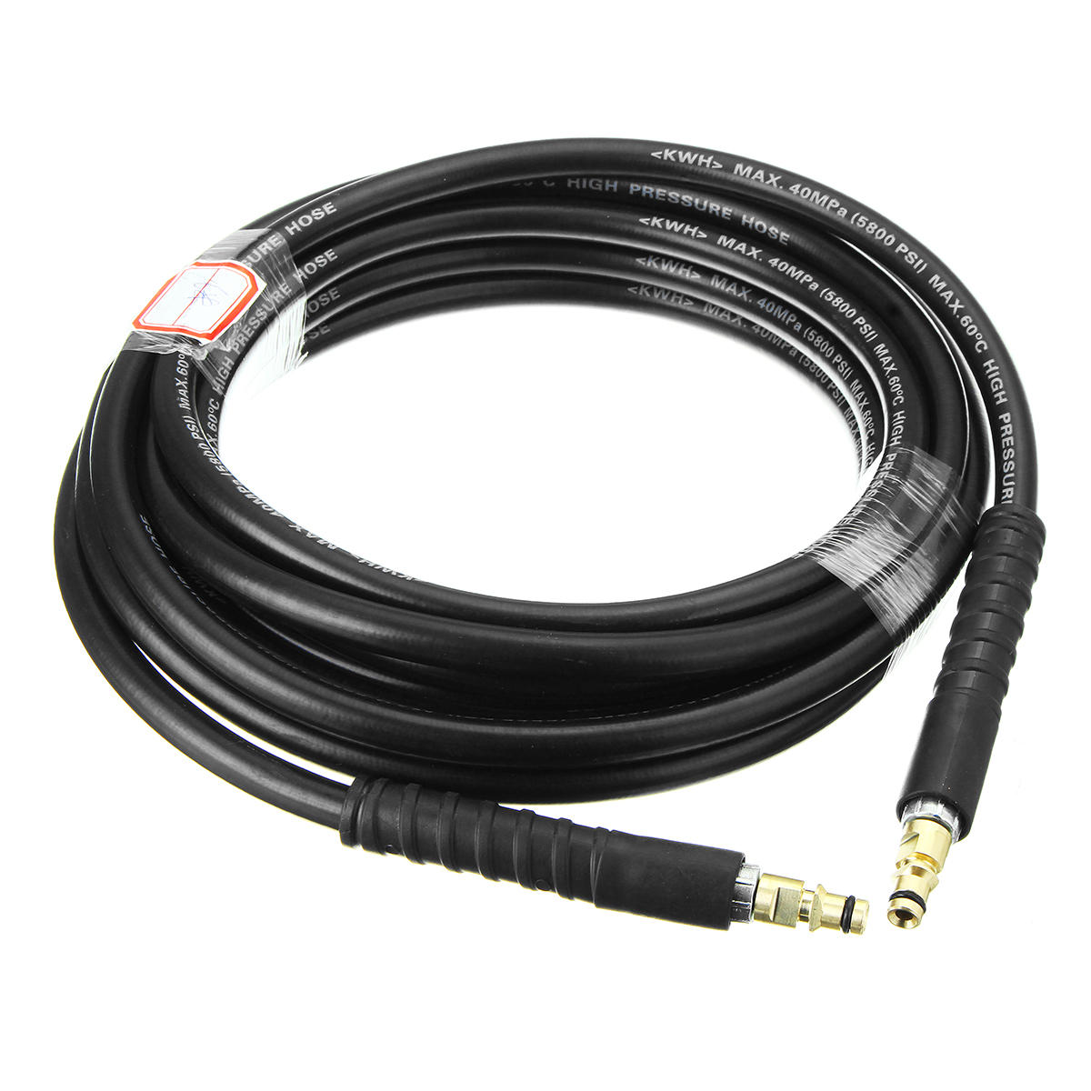 4/5/6m Pressure Washer Hose For KARCHER K Series Quick Fit Click Yellow Trigger NS/NS TR