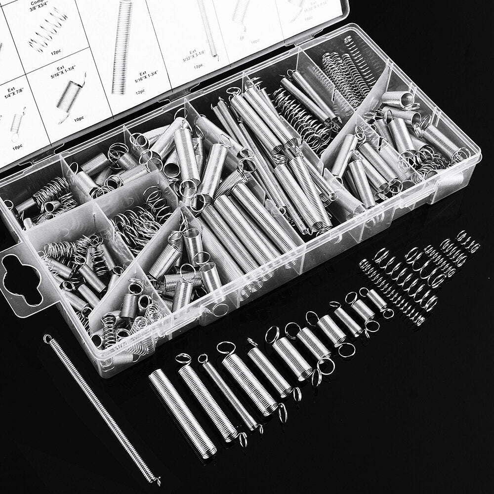 200Pcs Steel Springs Electrical Drum Extension Tension Spring Exerciser Pressure Suit