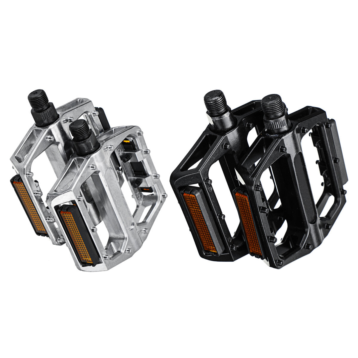 1 Pair Bicycle Mountain Bike Pedals Aluminum Alloy Platform DU Sealed Bearing MTB Bicycle Pedals Accessories