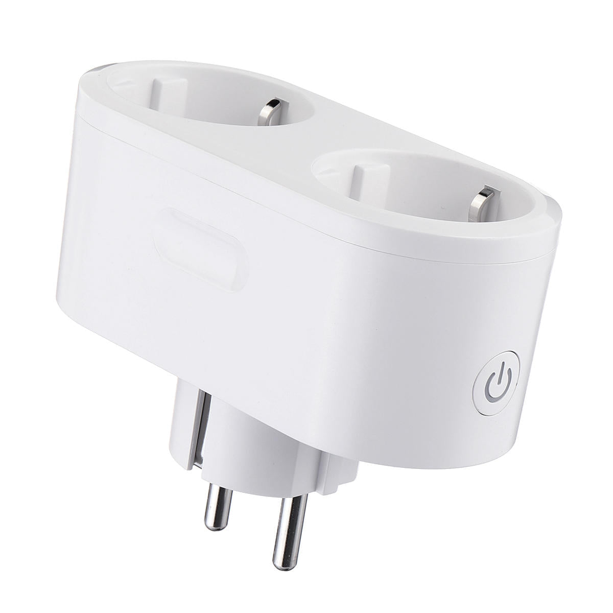 Dual EU Smart WiFi Power Plug Remote Control Switch Socket Outlet by HomeKit Dohome APP Google Assistant Alexa Remote Voice Control
