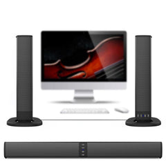 Home Audio and TV Speaker Soundbar Bluetooth Speaker Super Bass Stereo Loudspeaker for Phone PC Computer with RCA cable