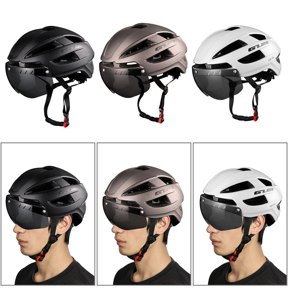 Bike Helmet 65cm Bicycle Goggles 9 Modes Taillight Breathable Helmet Outdoor Safety Cycling
