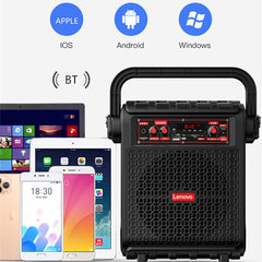 Bluetooth Speaker Portable Wireless Speaker Stereo Powerful Column Surround Sound Subwoofer Outdoor Speaker with Mic