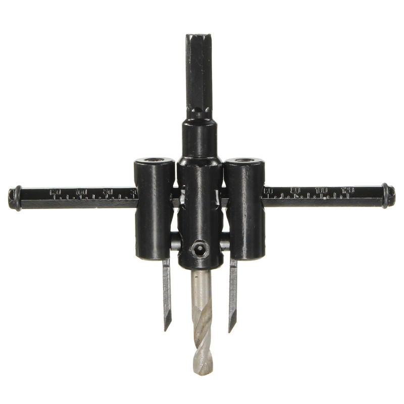 30mm-120mm Adjustable Circle Cutter Metal Wood Hole Saw Drill Bit