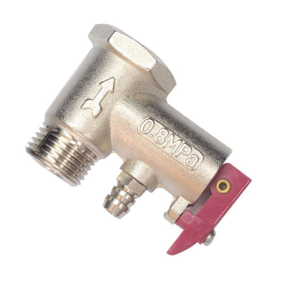 G1/2 Brass Valve Electric Water Heater Relief Pressure Safety Spring Type Valve
