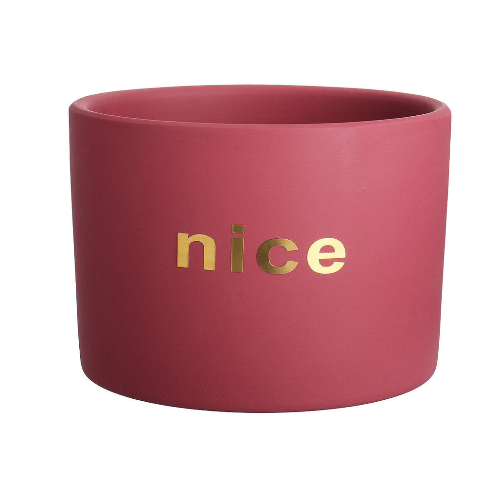 Succulent Ceramic Flower Pot Selected Porcelain Clay Glaze Anti-slip Straight Holeless Flower Pot