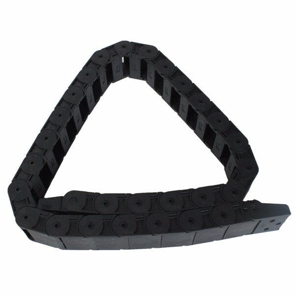 18mm x 37mm Openable Plastic Cable Drag Chain 1M Long Wire Carrier Drag Chain