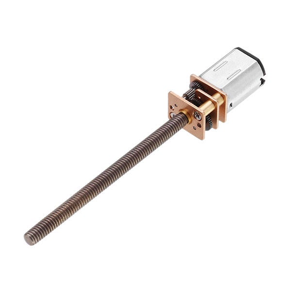 DC 12V 500rpm Gear Motor M4 Thread Shaft Electric DC Motor