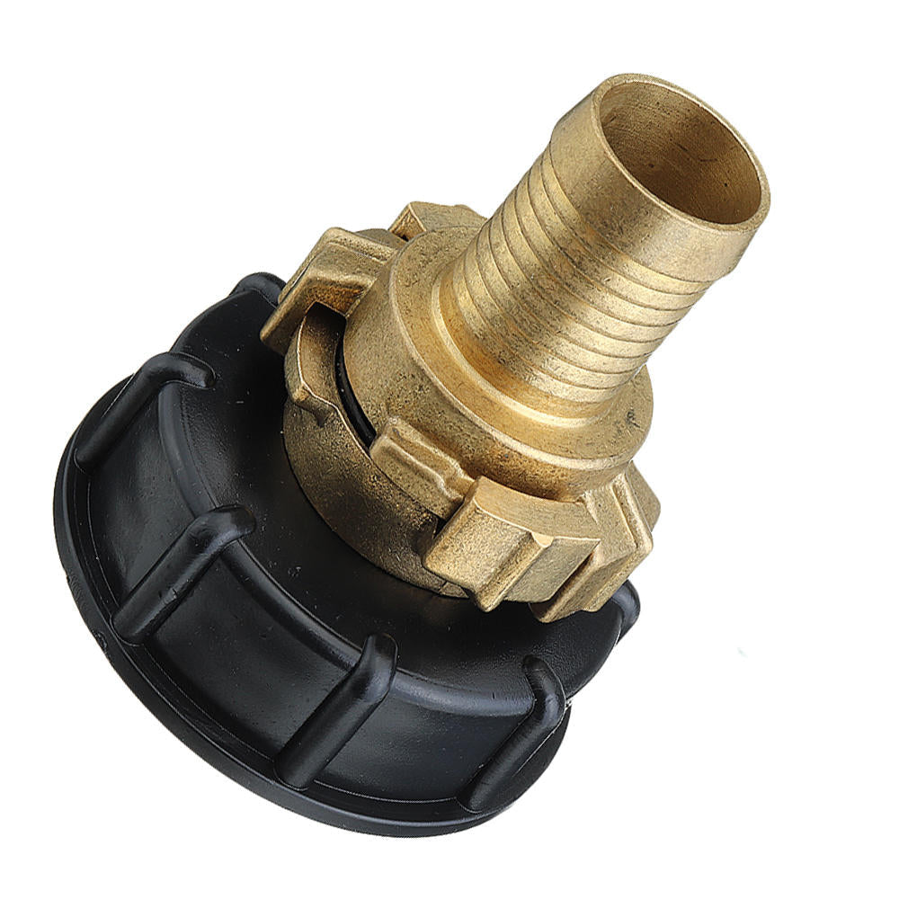 Faucet Tank Coarse Thread Drain Adapter to Brass with 20/25mm Hose Outlet Fitting Connector Replacement Valve Fitting Parts for Home Garden