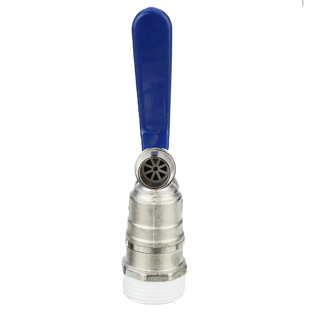 2'' Brass Tank Drain Adapter to 1'' Garden Tap Hose Barb Coupler Coarse Thread Outlet Connector Valve Fitting Parts for Home