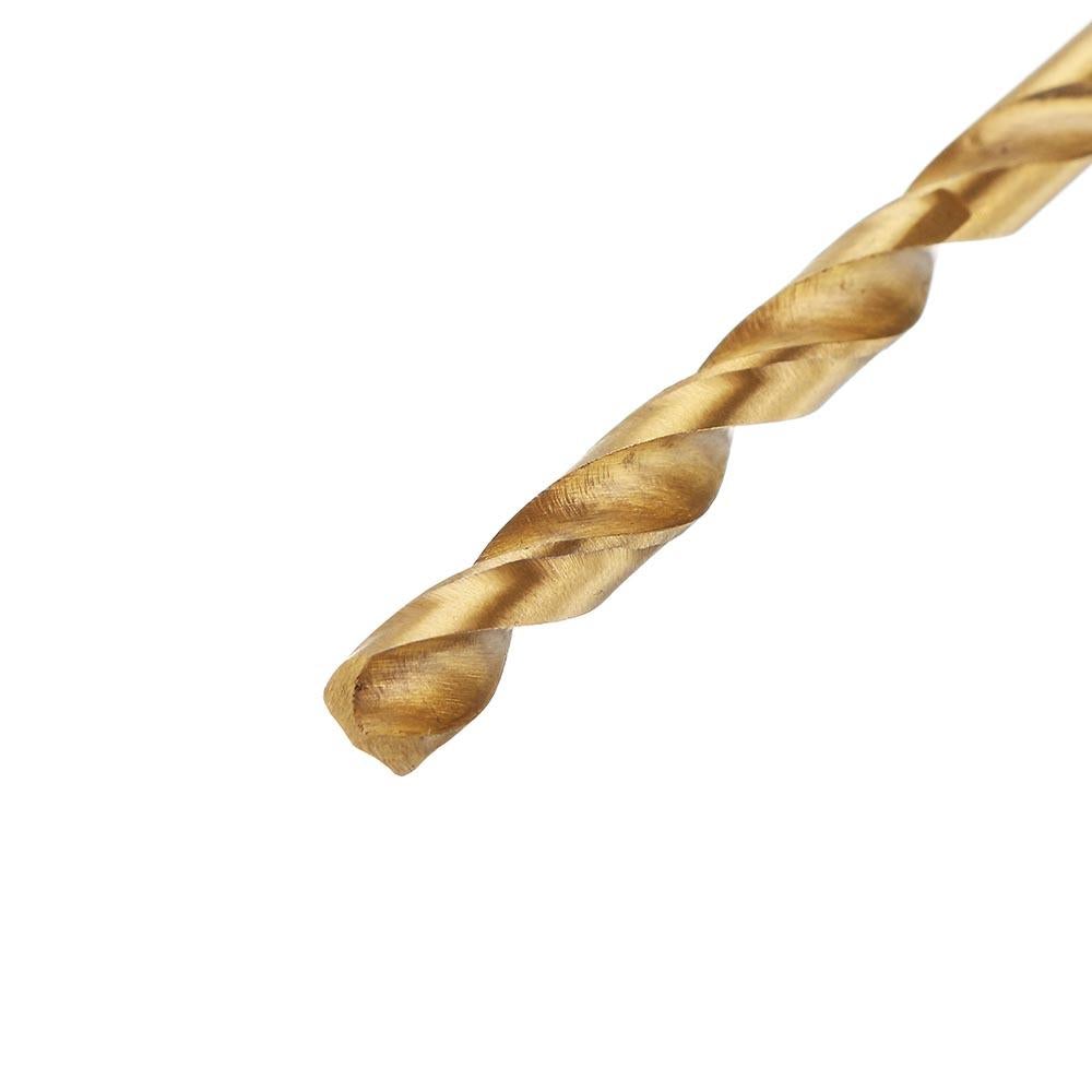 13pcs 1.5-6.5mm HSS Twist Drill Bit Set High Speed Steel Straight Shank